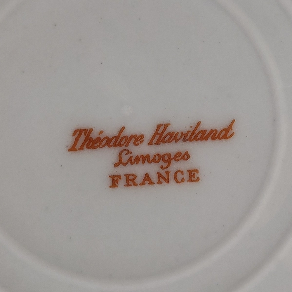 BEAUTIFUL Antique Theodore Haviland Limoges Plate, Late 1800s - Picture 2 of 5